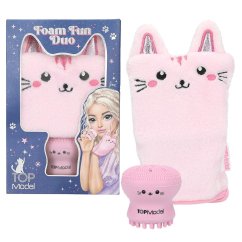 Mycí rukavice a houbička na obličej Top Model Beauty&Me