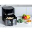 Heißluftfritteuse Black+Decker BXAF6500E schwarz-silber