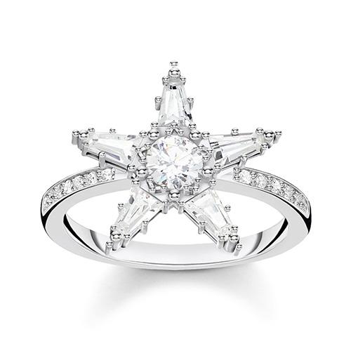 Ring Thomas Sabo Star Zirconia TR2271-051-14- - Größe: 52