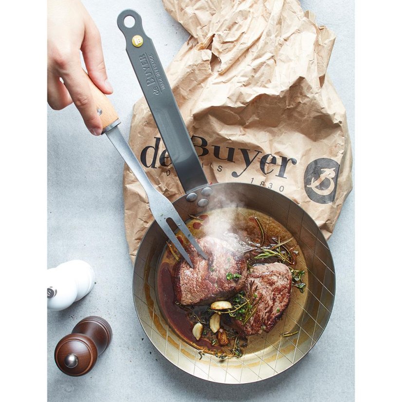 Steakpfanne de Buyer MINERAL B 5616.24, 24 cm Stahl