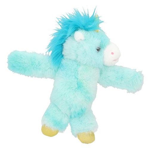Ylvi plush roll-up bracelet, Unicorn blue