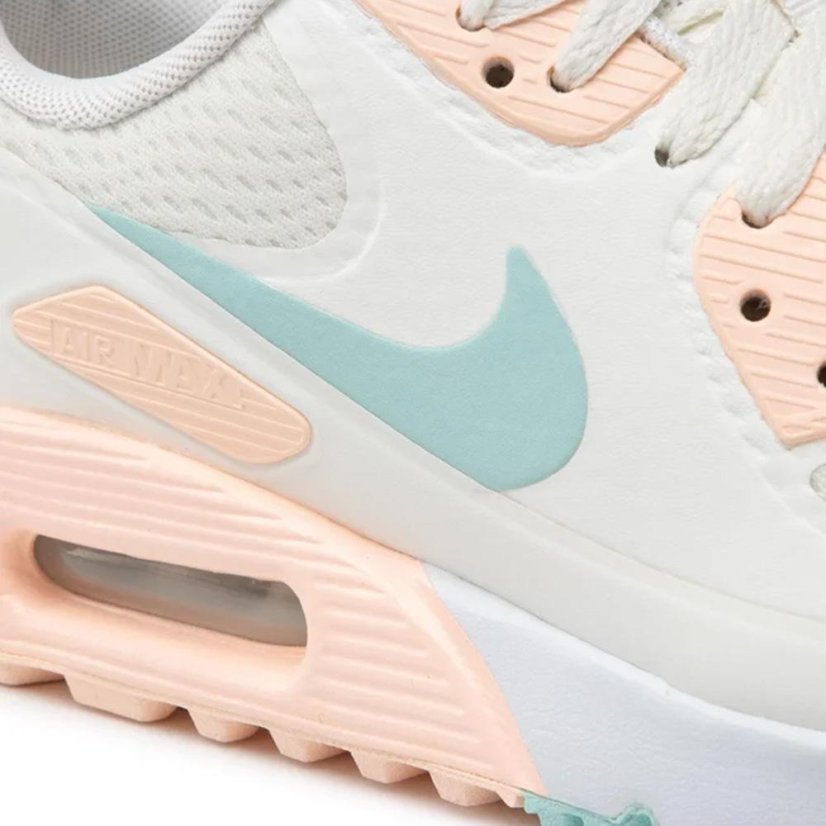 Dámská obuv Nike Air Max 90 G - Farbe: Weiß/Rosa, Größe: 38.5