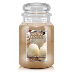 Country Candle large, Coconut & Marshmallow