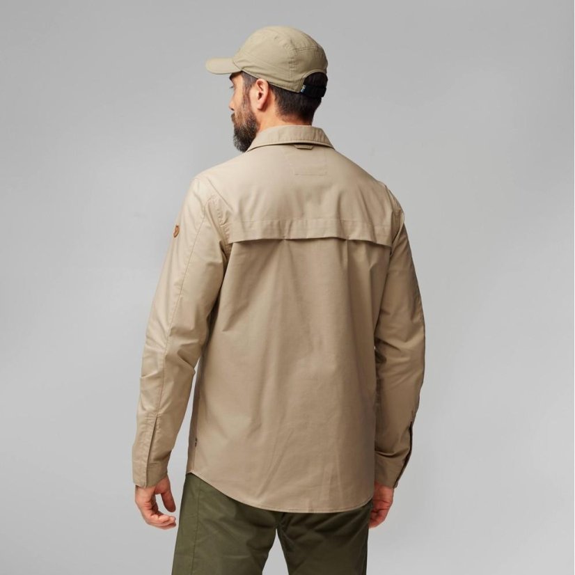 Pánská košile Fjällräven Abisko Trail Shirt LS M - Farba: Sivá, Veľkosť: S