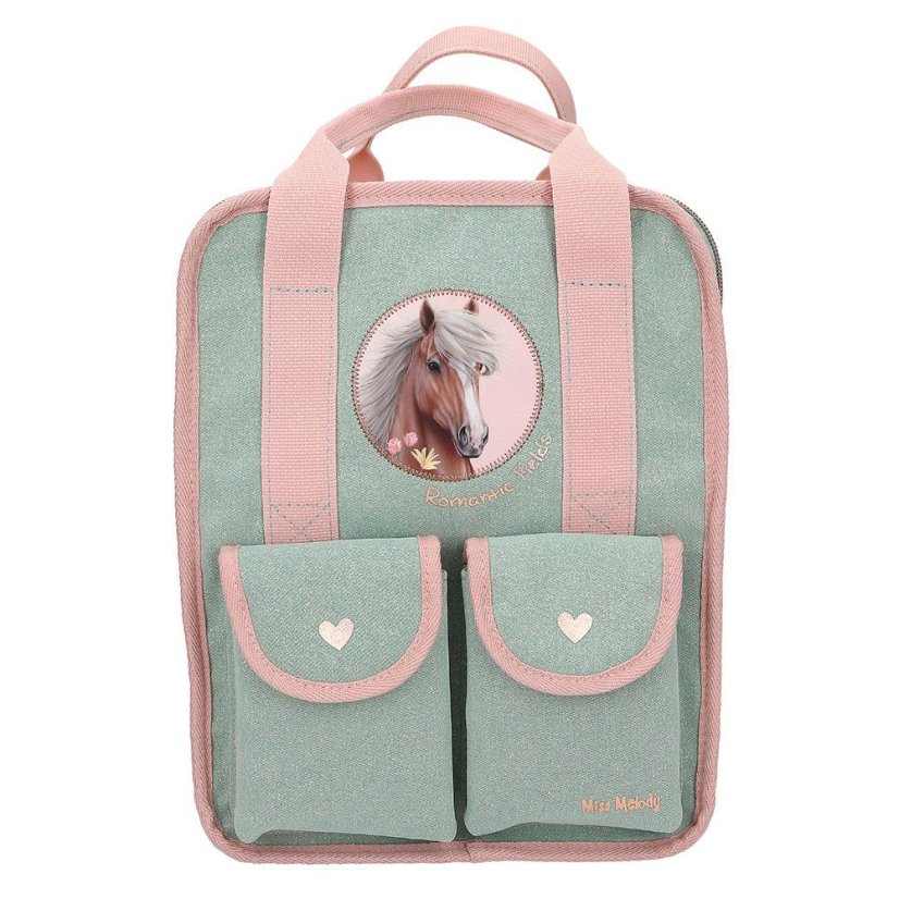 Leisure backpack with pockets Miss Melody Romantic Fields