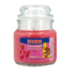 Svíčka Haribo malá, Strawberry Happiness