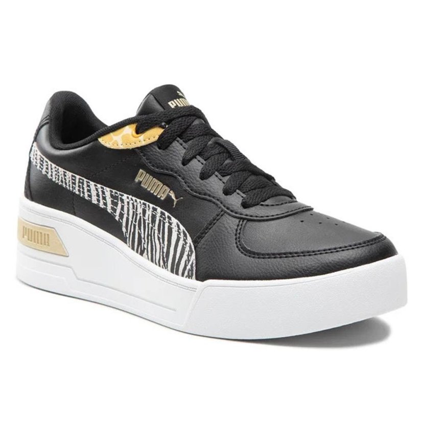 Damen-Sneakers Puma Skye Wedge Safari - Farbe: Schwarz, Größe: 36