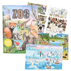 Kreatívny zošit s nálepkami „Vytvor si vlastnú ZOO“