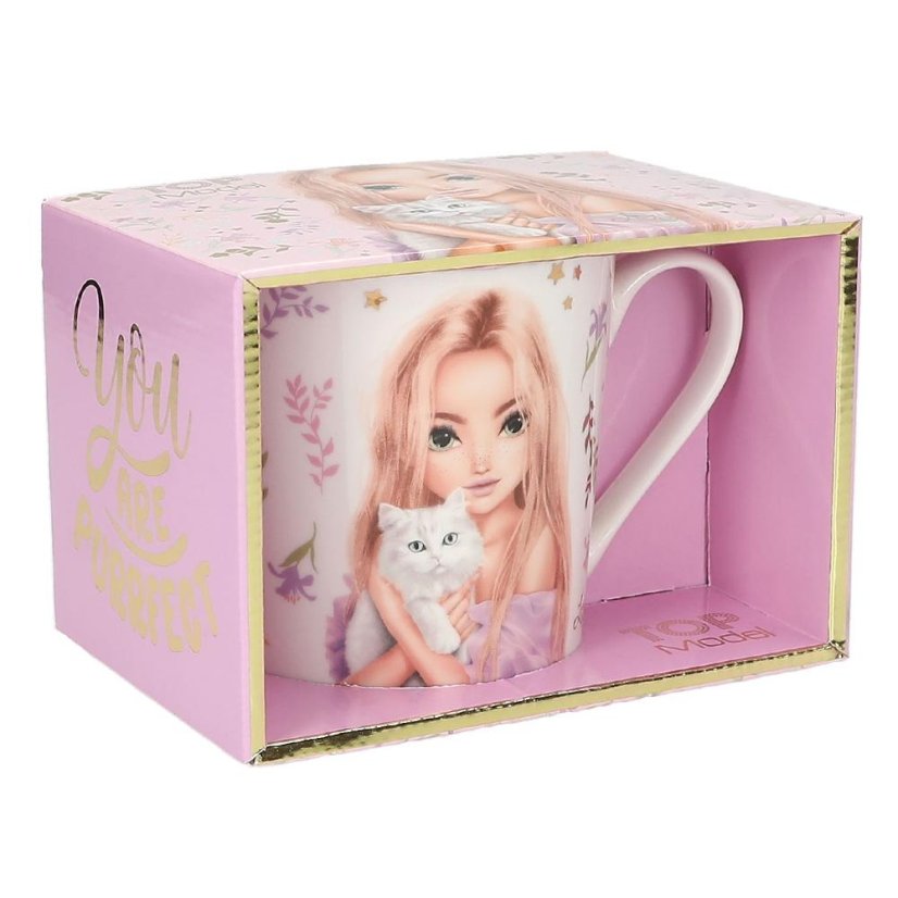 Porcelánový hrnček s potlačou Top Model Blooming Kitty
