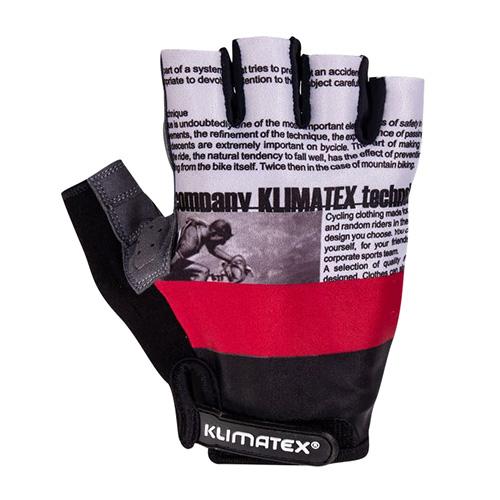 Herren-Fahrradhandschuhe Klimatex Jay - Farbe: Rot, Größe: L
