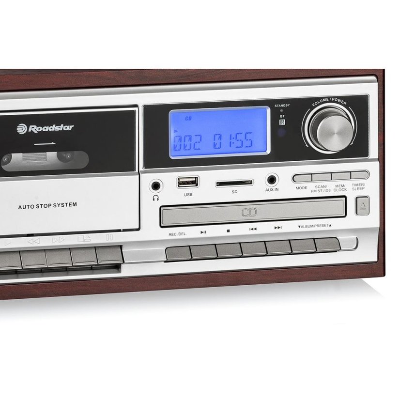Gramorádio Roadstar HIF 8892 EBT drewno