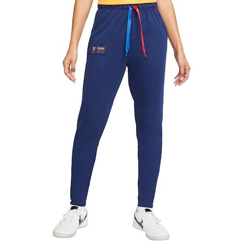 Dámské kalhoty Nike FC Barcelona Dri-FIT Travel - Barva: Modrá, Velikost: S