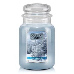 Country Candle large candle, Fresh Aspen Snow
