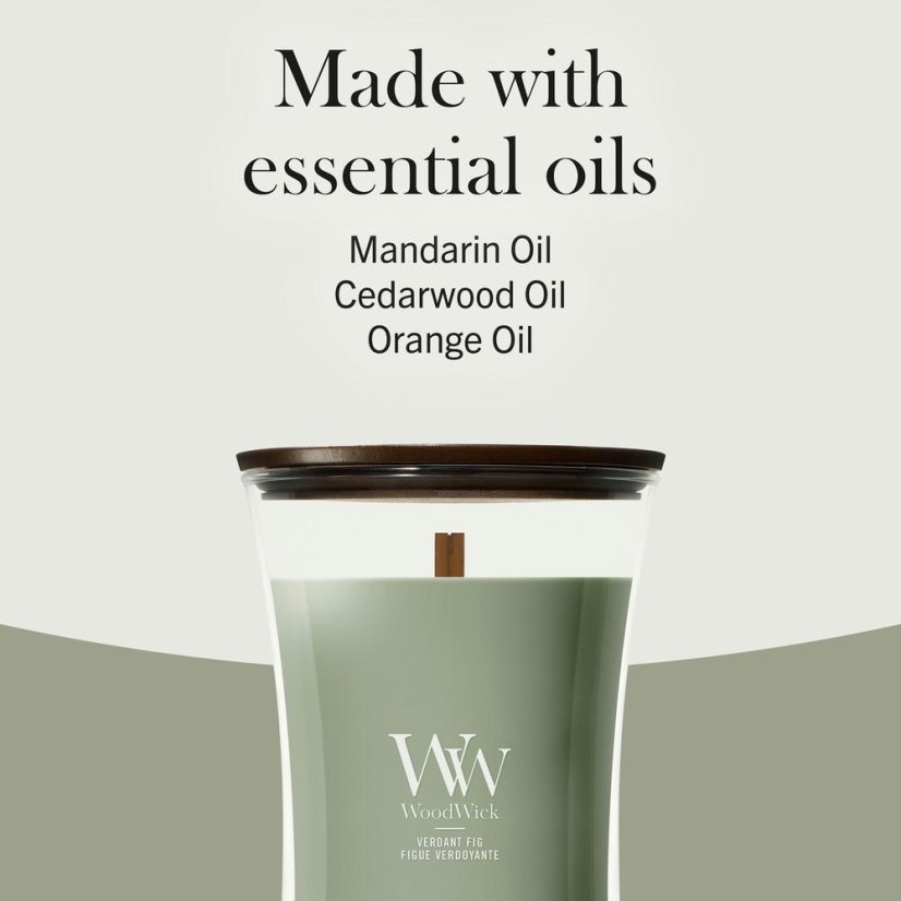 WoodWick Large Candle, Verdant Fig