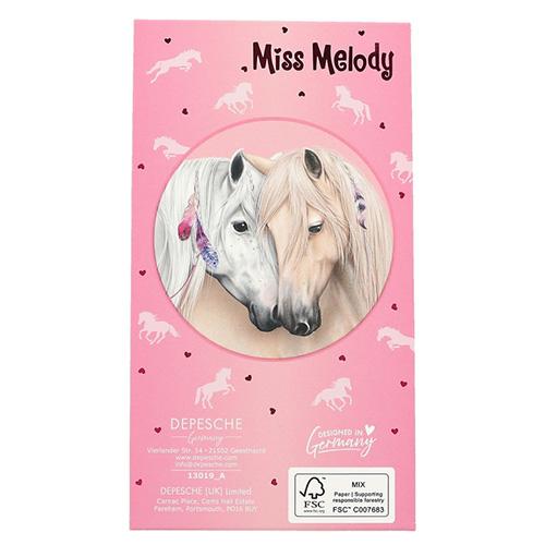 Magnetická podložka Miss Melodym Love, dva hnedé kone
