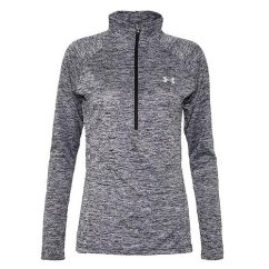 Damen-T-Shirt Under Armour New Tech 1/2 Zip – Twist