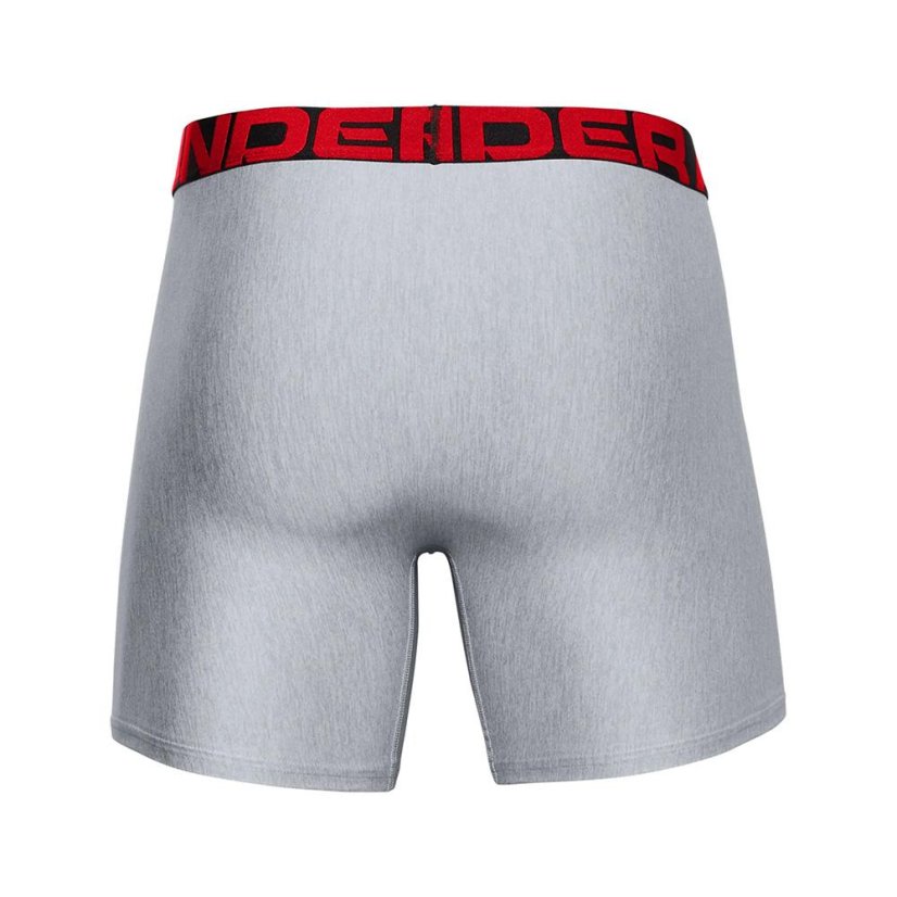 Under Armour UA Tech 6in Men's Boxer Briefs, 2-Pack - Color: Gray, Size: S
