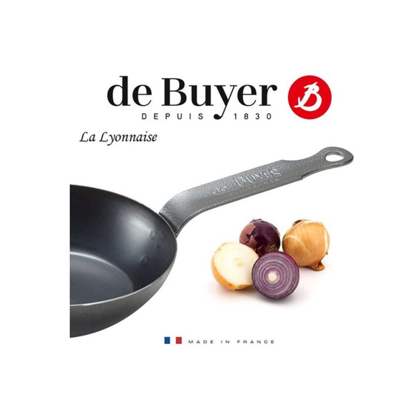 De Buyer La Lyonnaise 5020.20 steel pan, 20 cm