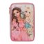 Three-tier pencil case with Top Model Juicy, Talita & Louise accessories