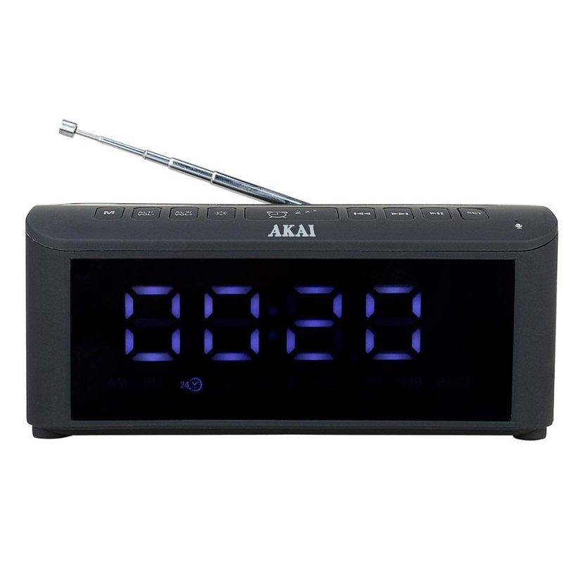 AKAI ACRB-1000 čierny rádiobudík