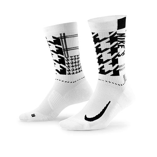 Nike Multiplier Crew Socks - Color: White, Size: M