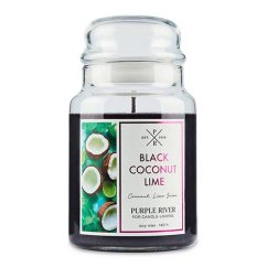 Svíčka Purple River velká, Black Coconut Lime