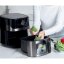 Heißluftfritteuse Black+Decker BXAF6500E schwarz-silber