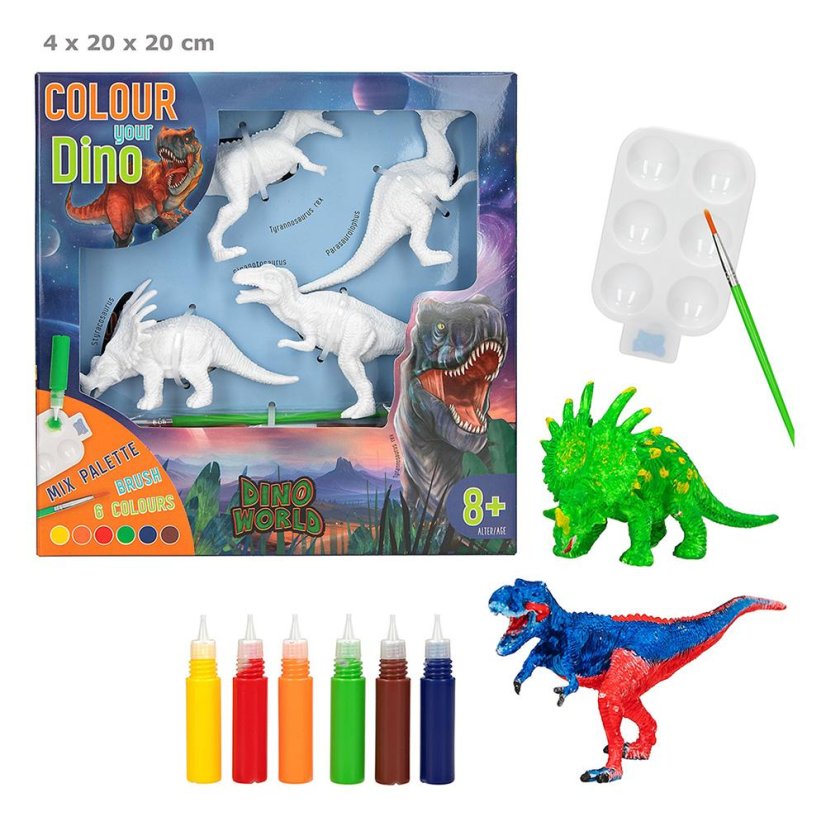 Dino World creative dinosaur painting set
