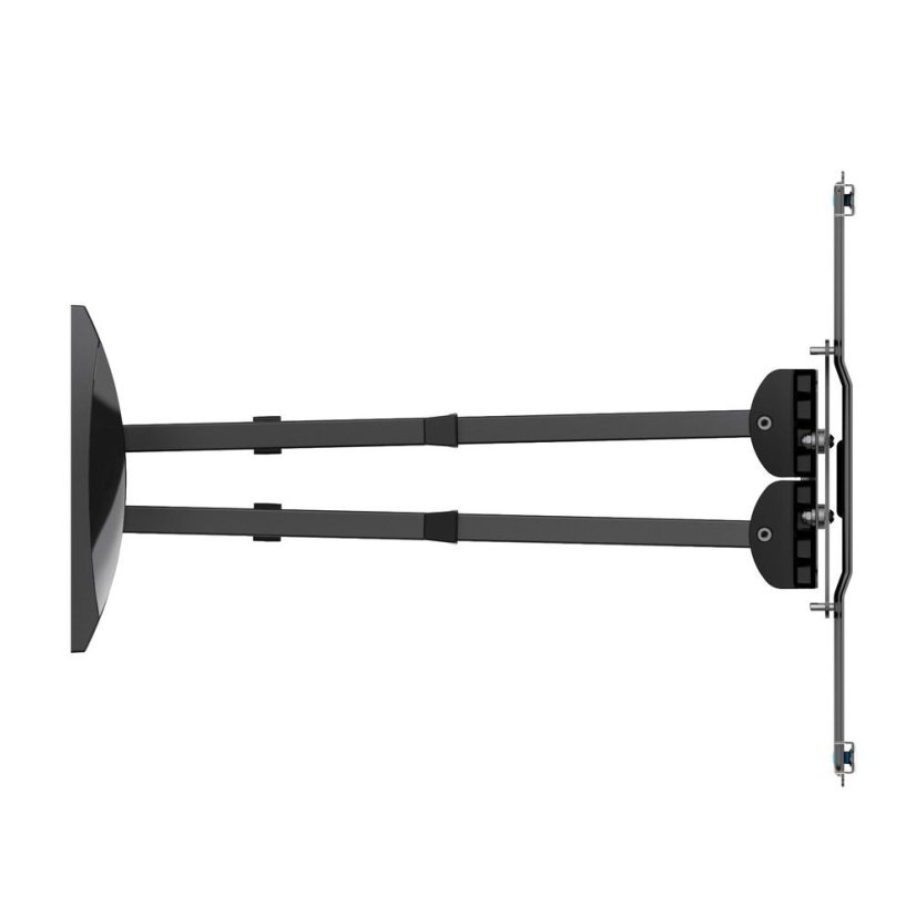 Meliconi 480874 Slimstyle 400 SDRP Plus TV-Halterung, schwarz