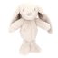 Nelly Princess Mimi Plush Rabbit, 19 cm – Light Gray
