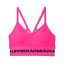 Dámská podprsenka Under Armour Seamless Low Long Htr - Barva: Růžová, Velikost: L