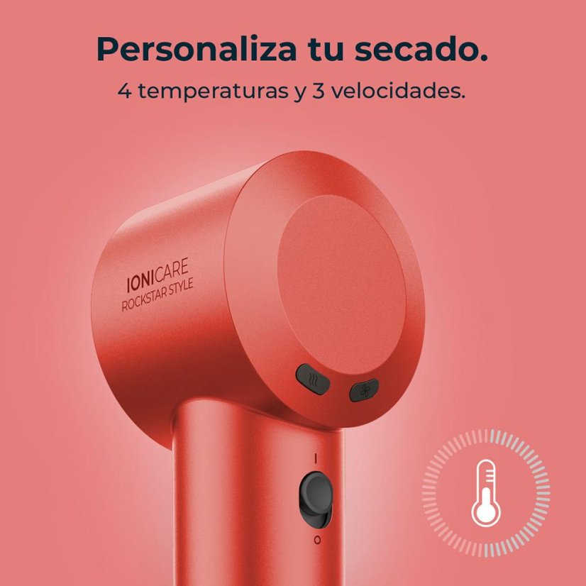Haartrockner Cecotec IoniCare RockStar Style Aluminium 100839 rot