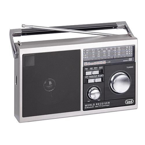 Radiopřijímač Trevi MB 749 W stříbrný