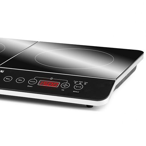 G3ferrari G10047 black induction double hotplate