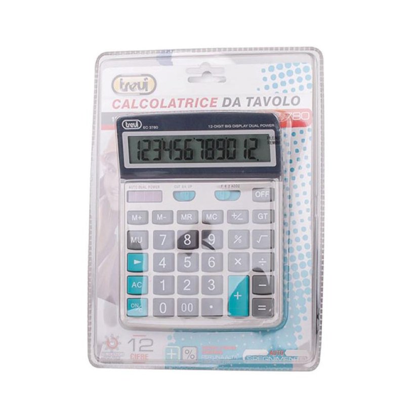Kalkulačka Trevi EC 3780/SL stříbrná