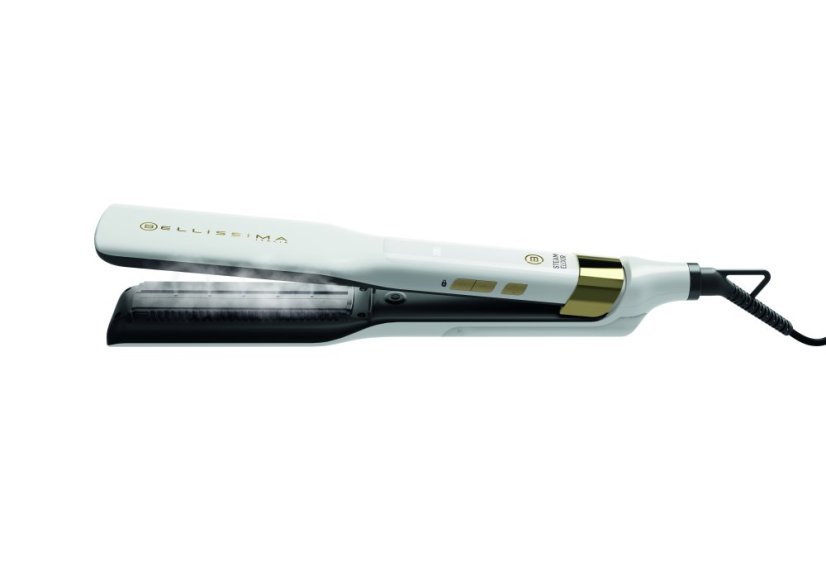 Bellissima STEAMELIXIR 11808 white and gold hair straightener