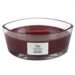 Svíčka WoodWick loď, Black Cherry