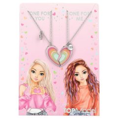 BFF-Halskettenset mit Herz „Top Model“, Lexy & Candy