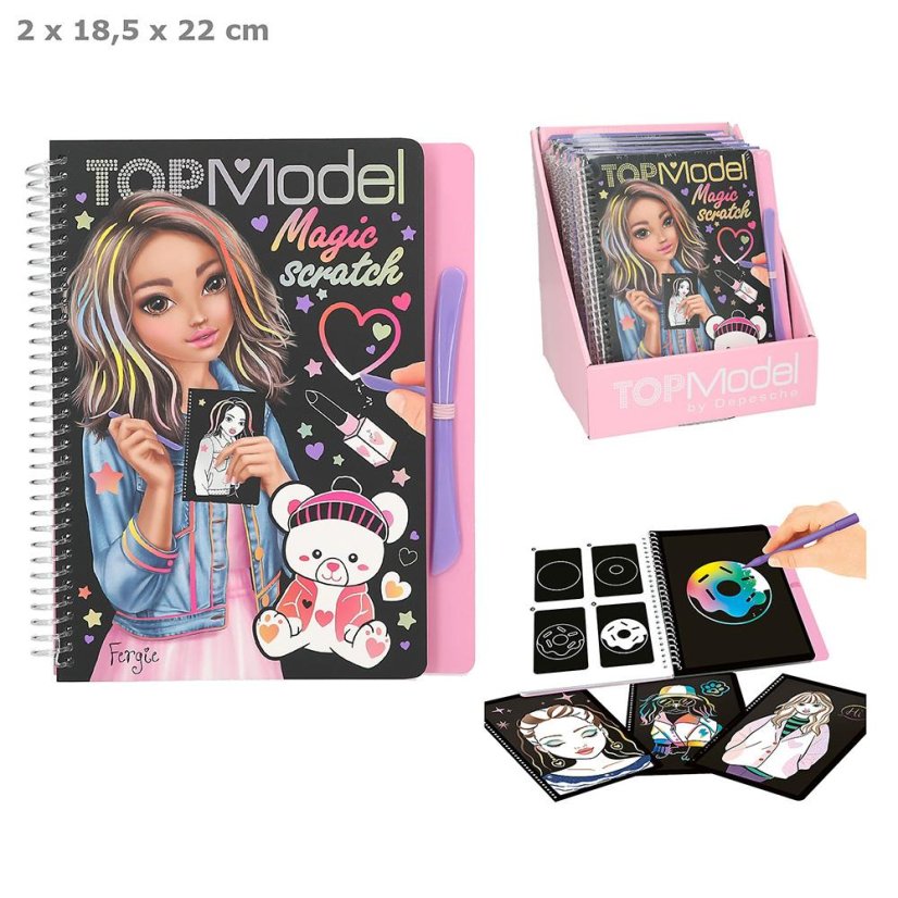 Top Model Magic Scratch scratch pictures, Fergie