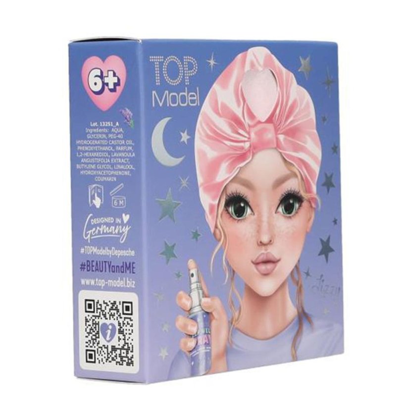 Sleep set with turban and spray Top Model Beauty & Me