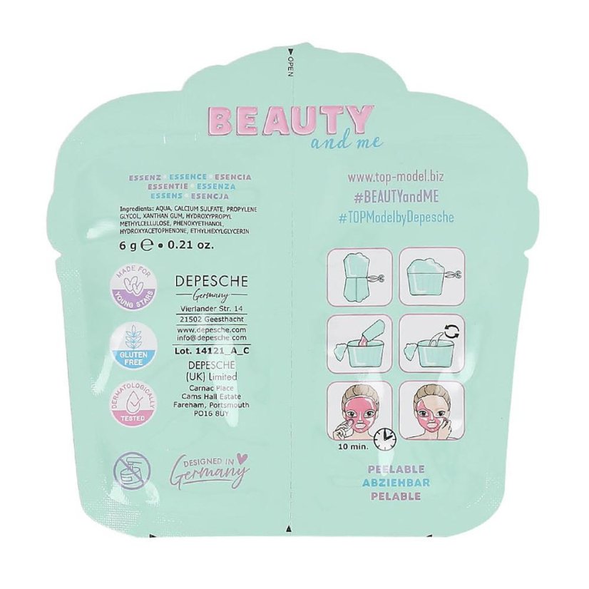 Top Model Beauty & Me Peel-Off Face Mask – Cherry, Hayden