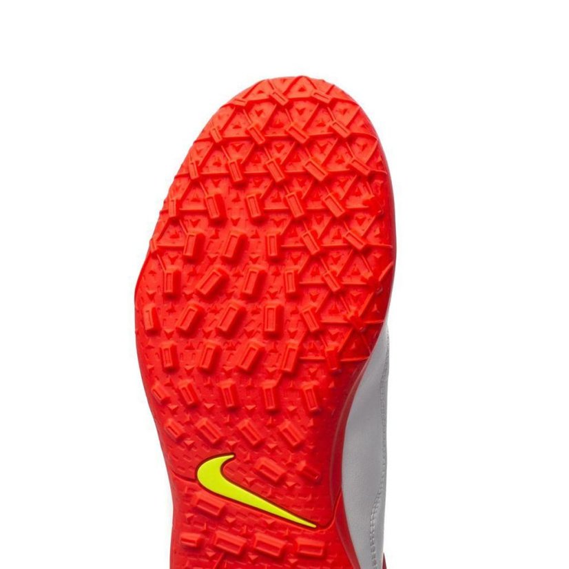 Dětské kopačky Nike Tiempo Legend 9 Club TF - Barva: Bílá/červená, Velikost: 35.5