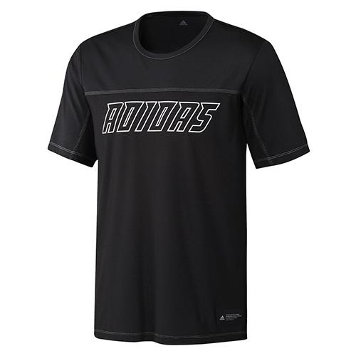 Pánské tričko Adidas Hype - Barva: Černá, Velikost: S