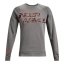 Pánska mikina Under Armour Rival Fleece Camo Script - Farba: Sivá, Veľkosť: M