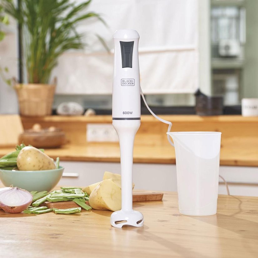 Blender ręczny Black+Decker BXHB600E biały