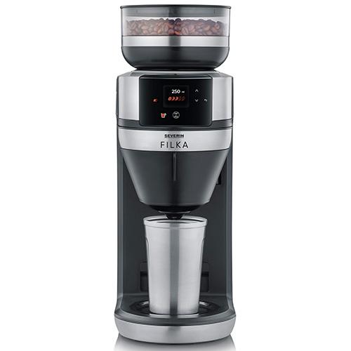 Kaffeemaschine Severin Filka KA 4852 schwarz-silber