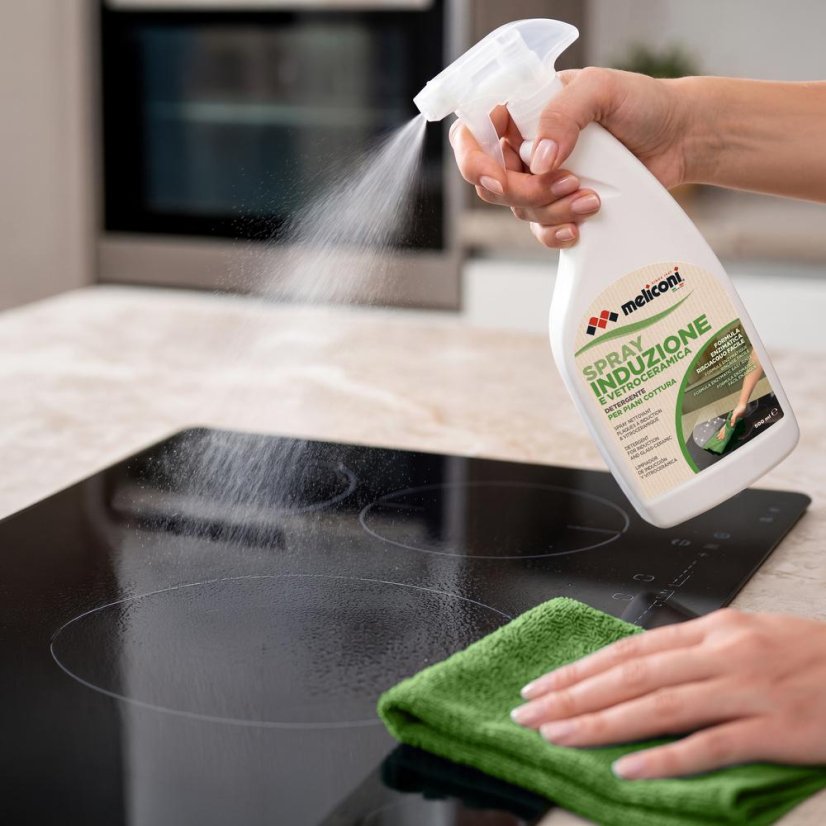 Meliconi 621034 Spray for Induction Cooktops and Glass-Ceramic Surfaces