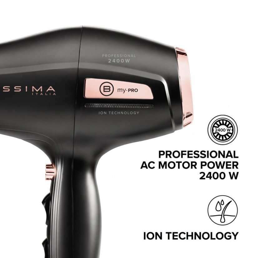 Bellissima My Pro P3 3400 11728 Black Hair Dryer