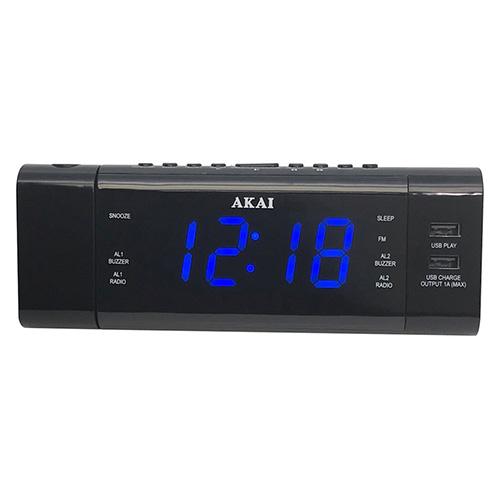 AKAI ACR-3888 čierny rádiobudík