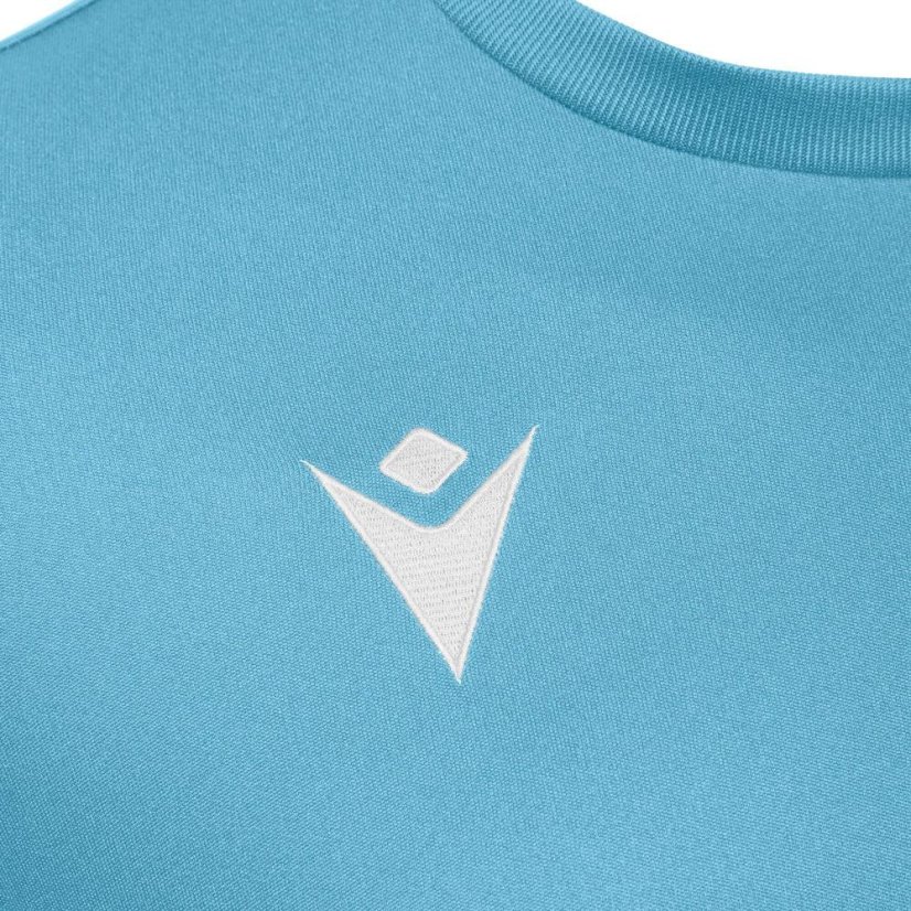 Macron Polis Jersey - Color: Light blue/white, Size: M